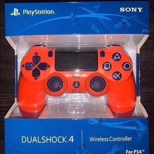 Sunset Orange PS4 Controller